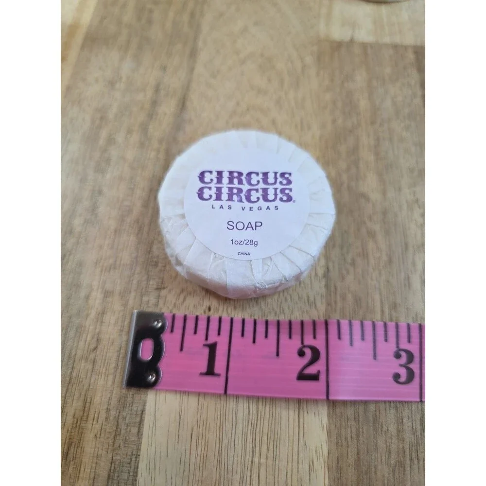Circus Circus Las Vegas Hotel Casino Travel Size Soap Bar 1oz Sealed Collectable